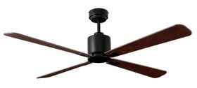 Timber Fans Mahogany Remote Controlled 1.3m Ceiling Fan | Shop Today ...