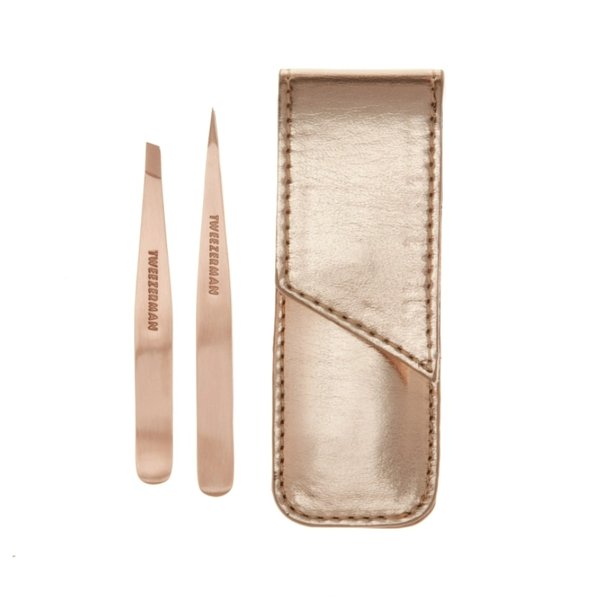 Tweezerman Petite Tweezer Set- Rose Gold