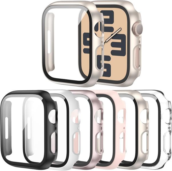 7pcs Protective Watch Cases, compatible with Apple Watch Series11/10 42mm