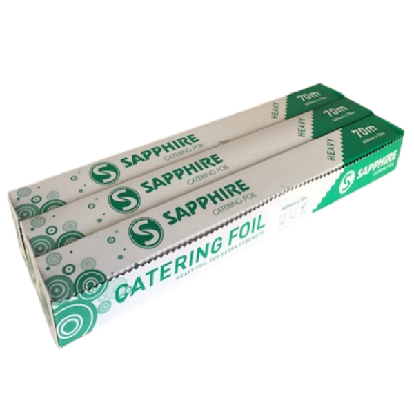 Sapphire Heavyweight Catering Foil - 70m x 440m - Pack of 3