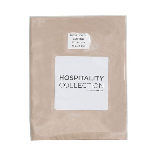Hospitality Collection Stone Cotton 200TC Pillowcase