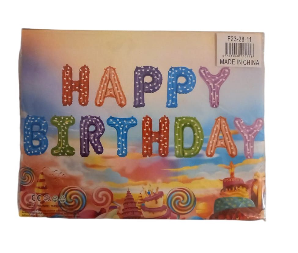 SD Decorations - Happy Birthday Balloons - Colourful Pack | Buy Online ...