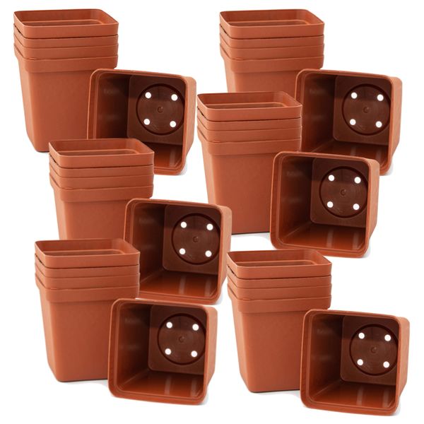 Garden Pot Plant 5 cm Set of 300 Square