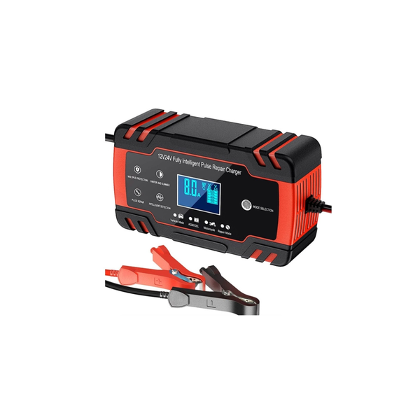 Smart Car Battery Charger Fast LCD Charger
