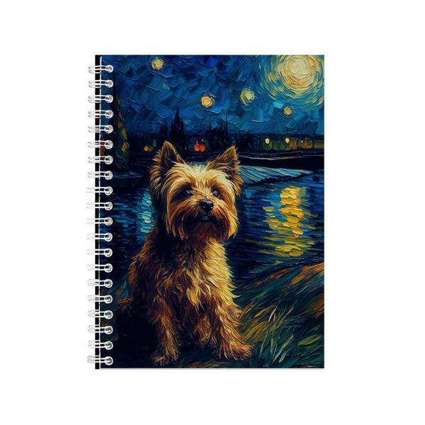 YORKSHIRE TERRIER Starry Night Notebook Animal Gift Idea Notepad Pad 117