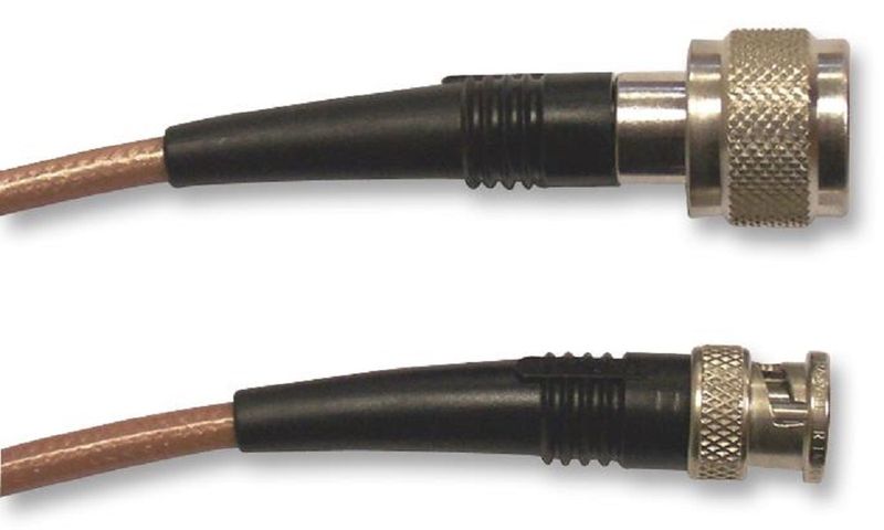 Radiall (R284C0351025) RF / Coaxial Cable Assembly, BNC to N-Type