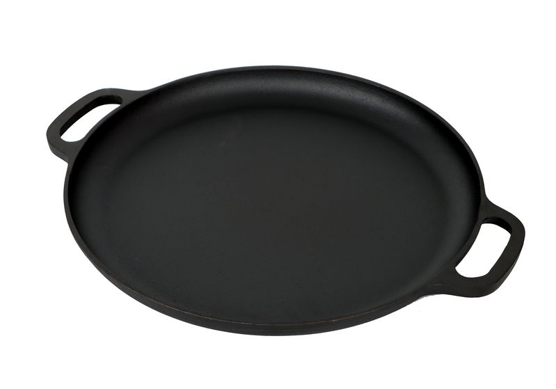 Campground Pre-Seasoned Cast Iron Grill Pan - Various Sizes