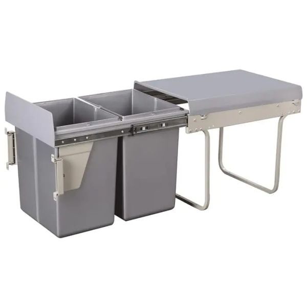 40 litres Double Pull Out Kitchen Cupboard Bin