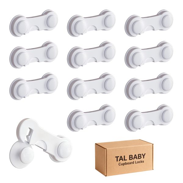 12 Pack Cupboard Locks for Children Child Safety Cupboard Locks