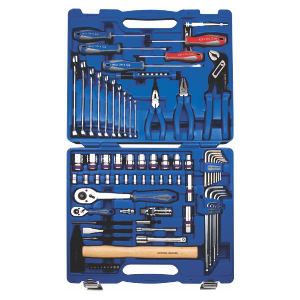 King Tony - 1/4" &amp; 1/2" Dr Combination Socket Set 12Pt Metric