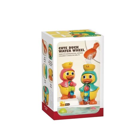 Bathroom bath toy, Rotating wheel Duck for Babies & Toddlers, Perfect Gift Image