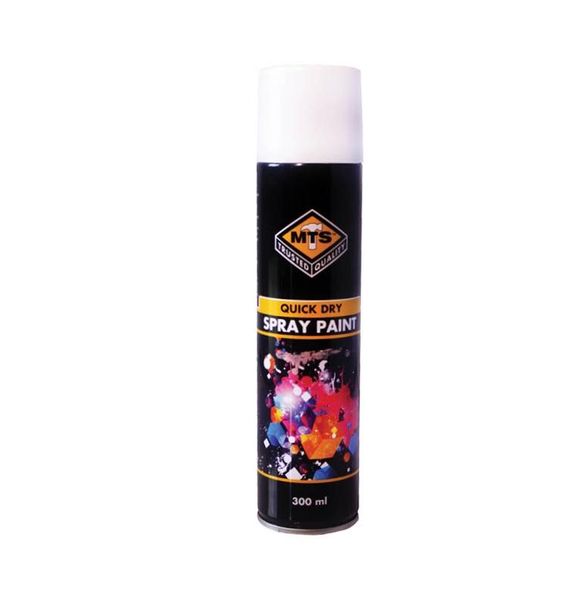 Paint Spray White Gloss 300Ml Mts - 3 Pack