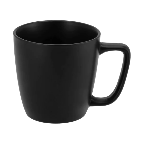 Kitro Black Porcelain 6 Pack Coffee Mugs