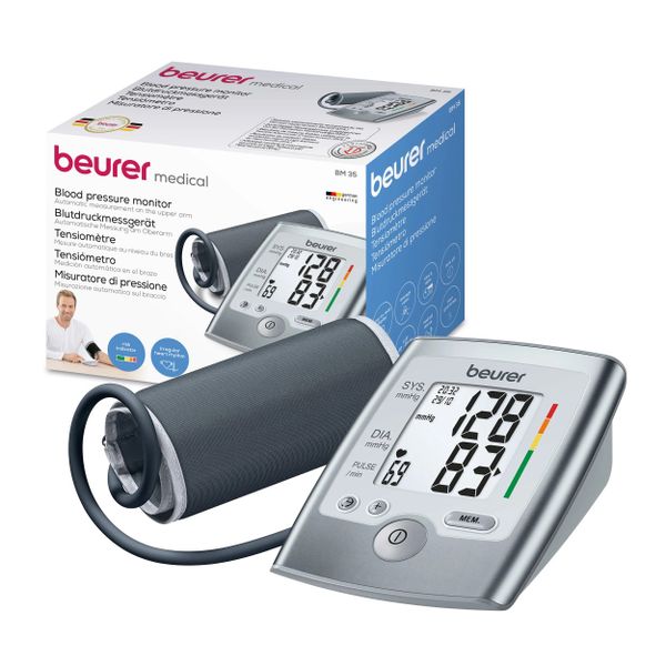 Beurer Germany Upper Arm Blood Pressure Monitor &amp; Arrythmia Detection BM 35