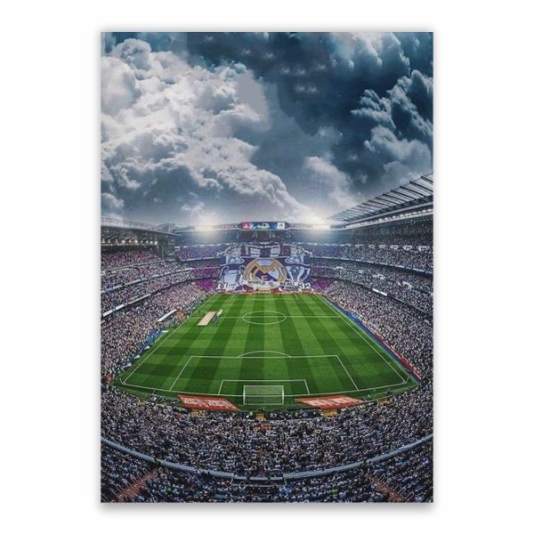 Santiago Bernabeu View Poster - A1