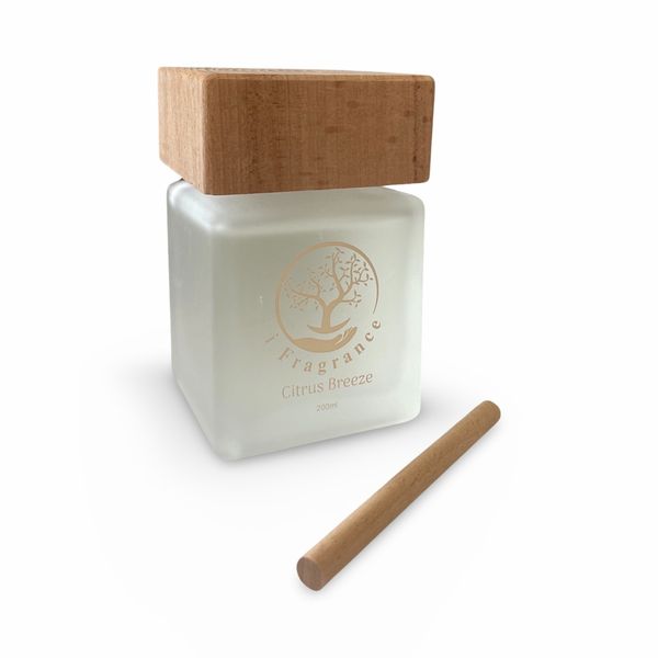 Citrus Breeze Wooden Top Diffuser - 200ml