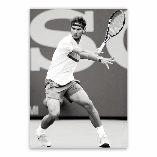 Rafael Nadal Grey Poster - A1