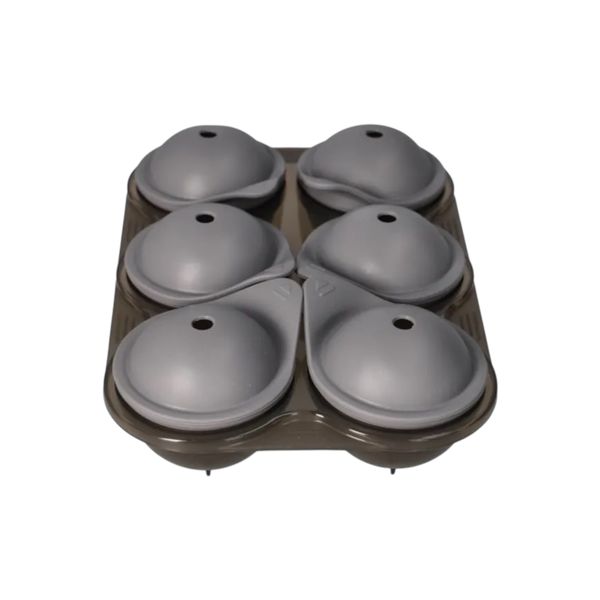 6-Cavity Hockey Ball Ice Cube Tray - Silicone Ice Mould