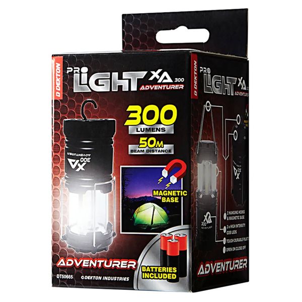 Dekton Pro Light XA300 Adventurer Lantern - 300 Lumens / 50m Distance
