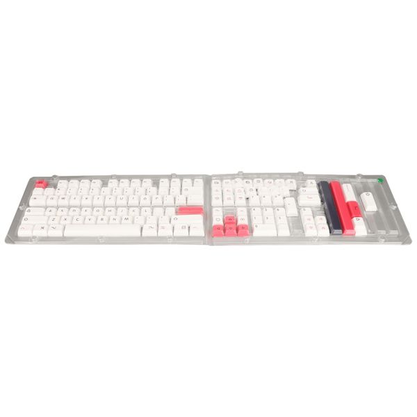 Pink/White PBT Keycaps