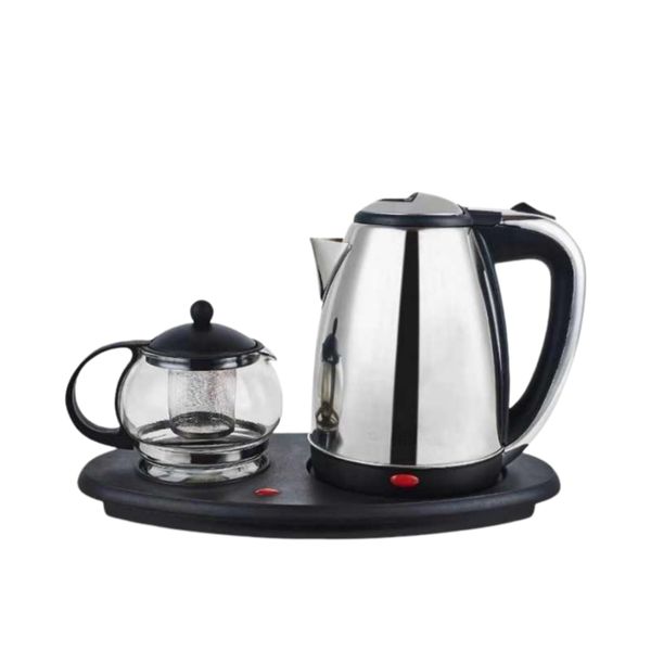 2-in-1 1600W Electric Kettle - 1.8L with Swivel Base
