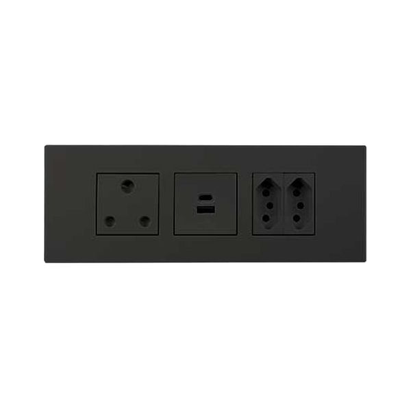 ACDC - 1x SA 16A 2x N-Type SA 16A 2x 2.1a Usb 3x9 Black