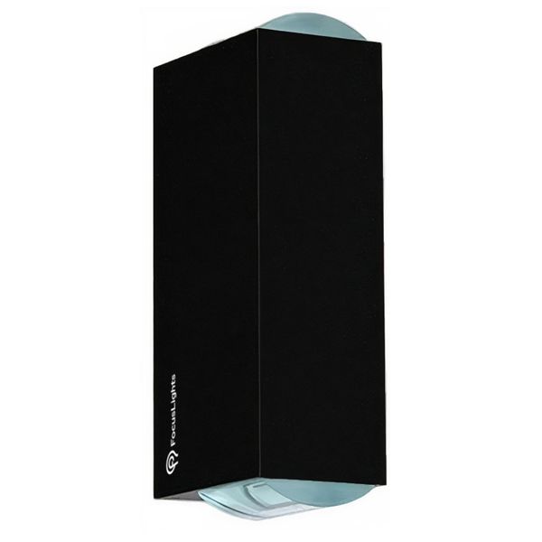 FocusLights Modern Rectangular Up/Down Outdoor Beam LED Wall-Mounted Light