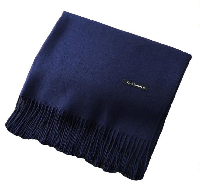 Unisex Shawl/Scarf Cashmere Tassels - Dark Blue | Shop Today. Get