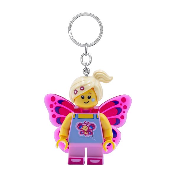 LEGO Classic - Butterfly Girl Key Chain Light (6cm Tall)