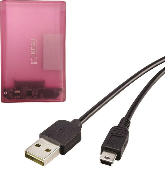 KESU 2.5 inch Clear HDD External Enclosure USB 2.0