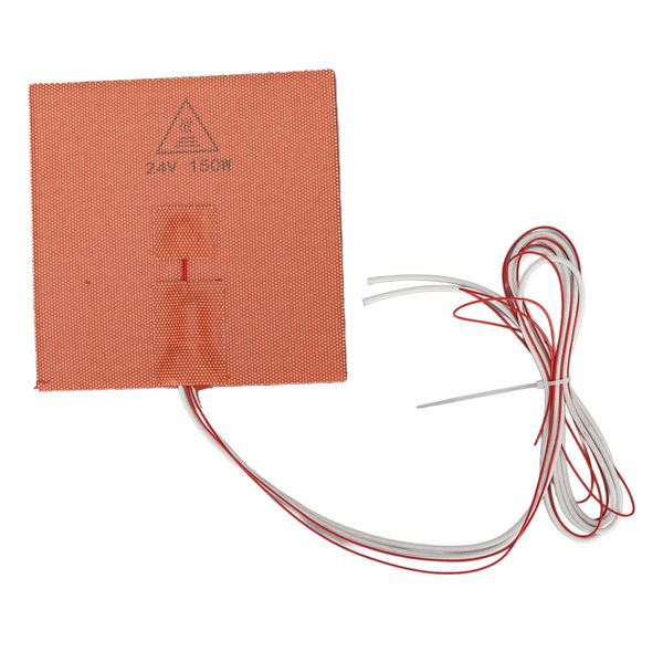 Heater Pad High Temperature Resistant with Back Glue 150x150mm 24V 150W