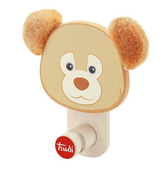 Sevi Wooden Wall hanger Ettore Bear - 17cm