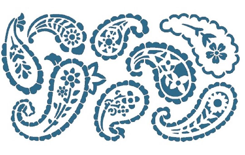 Cake Stencil - Paisley2