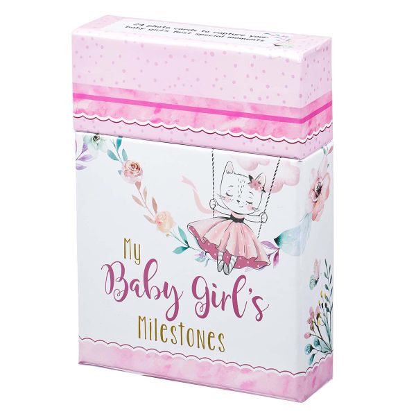 My Baby Girl's Milestones - Boxed Cards, Pink