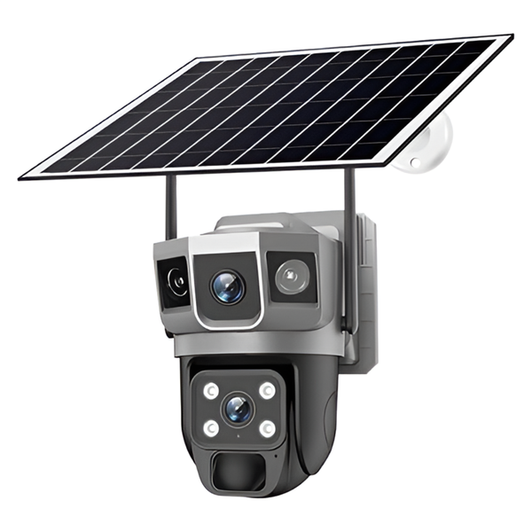 Solar 4G Security Cam - 4MP PTZ with App &amp; Two-Way Audio