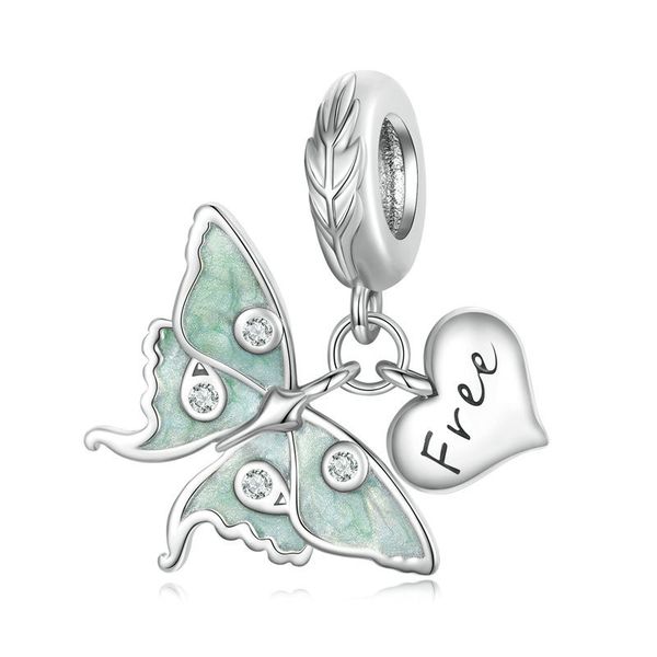 925 sterling silver butterfly pendant Bead