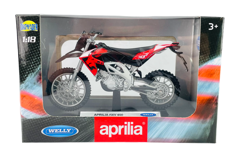 Aprilia RXV 450 Red/Black Scale 1 : 18