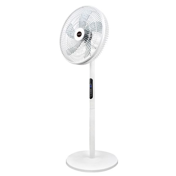 16-Inch Intelligent Digital Stand Fan with Solar Panel
