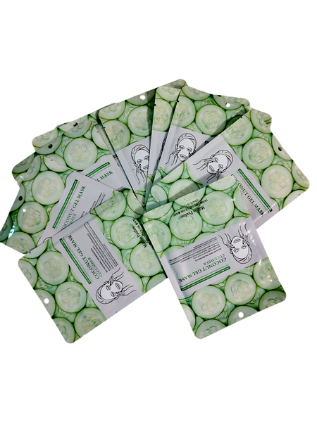 Set of 10 - Million Pauline Coconut Gel Mask Cucumber