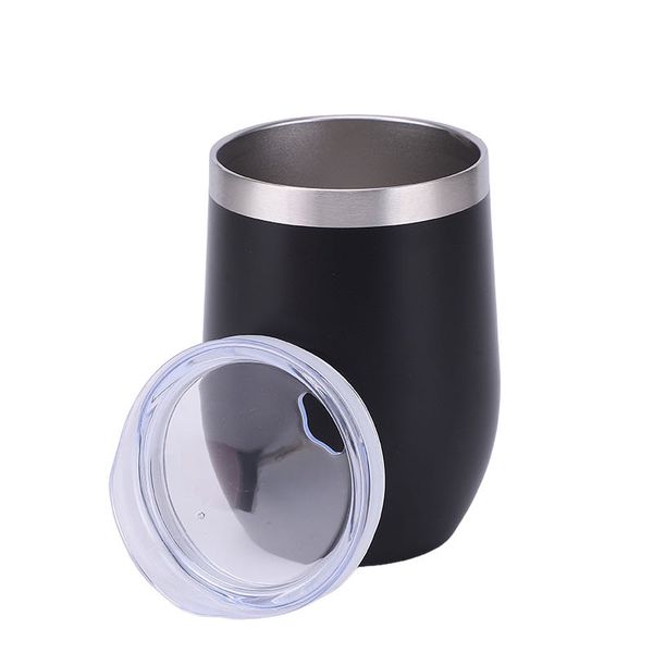 340M Coffee Tumbler Flask Mug Double Wall Vacuum Steel Flask with Lid