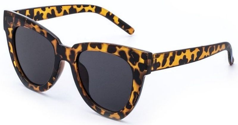 You &amp; I Ladies Tortoise shell Cateye Sunglasses - Smoke lens (9090)