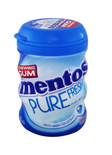 Mentos Bottle Gum - Pure Fresh Mint 6 X 61.25 g