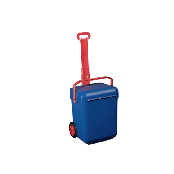 BPA-Free Spacious Wheelie Bag - Blue,Red