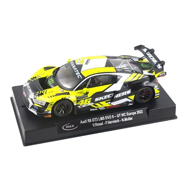 Slotit 1/32 Audi R8 GT3 LMS Evo No.46 (Valentino Rossi)