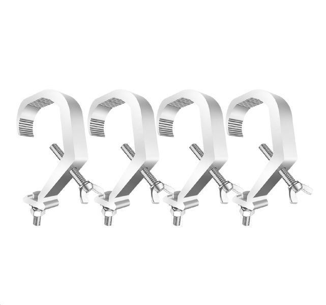 Heavy Duty Dj Light Clamps 4 Pack 130lb Lighting c Clamp Hanging Device Max