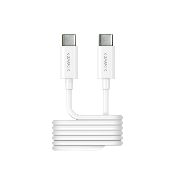 2-Power 1m 36w USB Cable USB-C to USB-C for Data and Charging | 2PUC1M04W