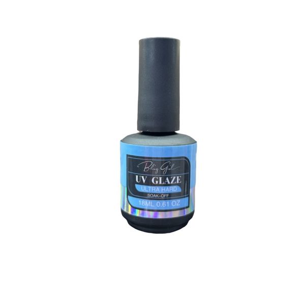 Hello Beautiful - Ultra Hard High Glossy UV Glaze Top Coat Salon Size 120ml