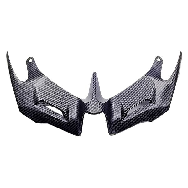 Motorcycle Front Aerodynamic Winglets Carbon Fiber Pattern