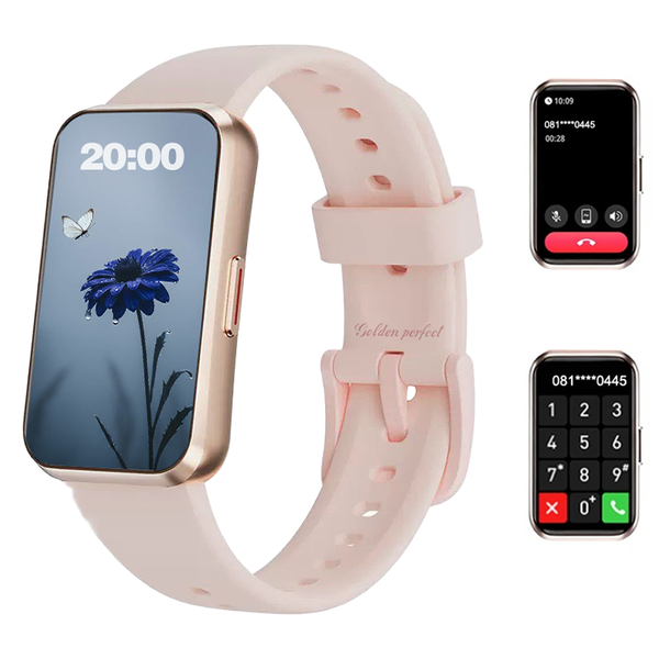 Golden Perfect Health Smartwatch - Fitness Tracker, Seamless Connectivity