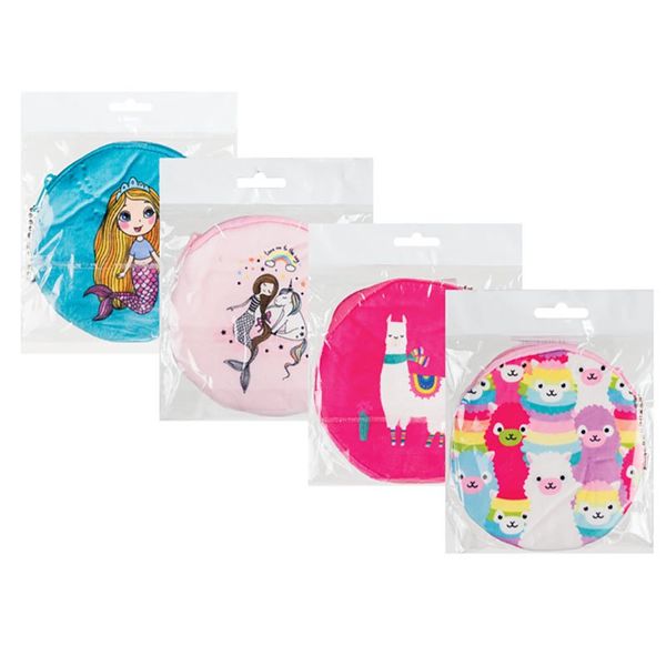 Bulk Pack x 6 Purse Coin Unicorn Round 10cm
